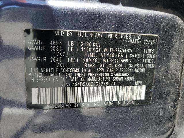 4S4BSACC1G3278571 Subaru Outback 2.5i Premium