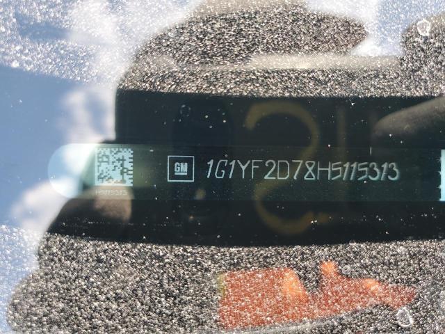 2017 CHEVROLET CORVETTE S - 1G1YF2D78H5115313