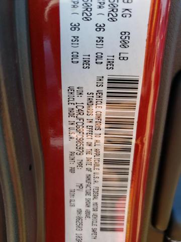 1C4RJFCG8FC905979 Jeep Grand Cherokee Overland