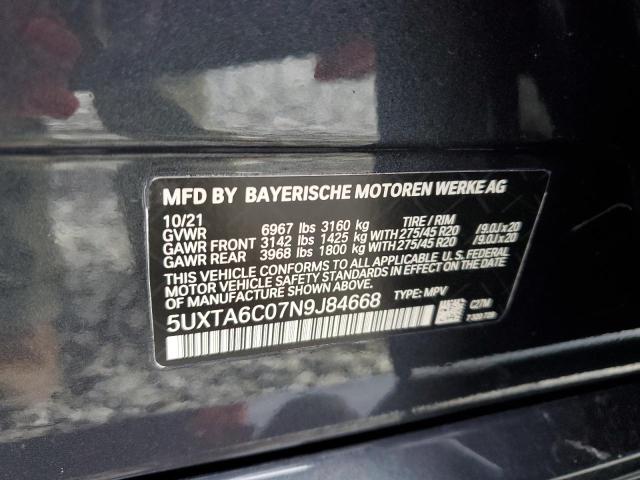 5UXTA6C07N9J84668 2022 BMW X5 - Image 13