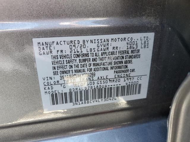 3N1AB8CV4LY304269 Nissan SENTRA SV