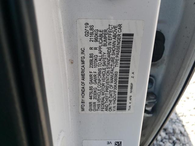 1HGCV1F30KA060963 Honda Accord SPO 10