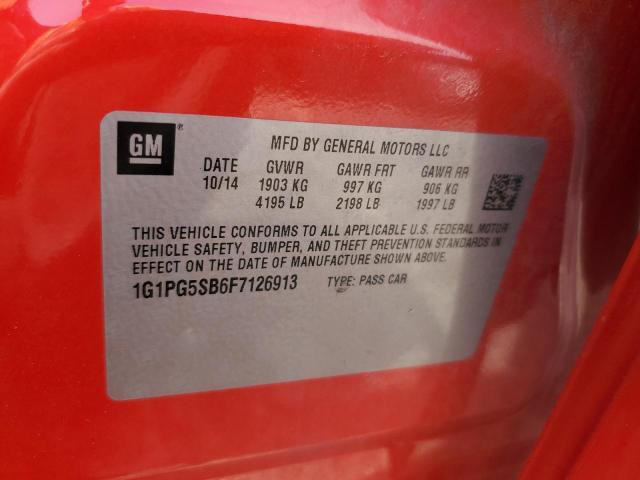 2015 CHEVROLET CRUZE LTZ - 1G1PG5SB6F7126913