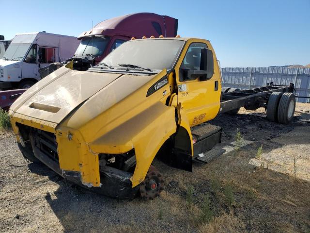 FORD F650 SUPER 2017 yellow conventi gas 1FDNF6AY1HDB00975 photo #1