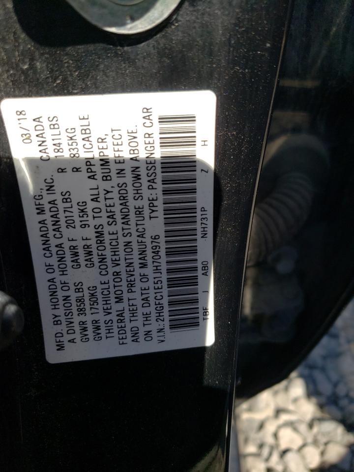 2HGFC1E51JH704976 HONDA CIVIC 2018