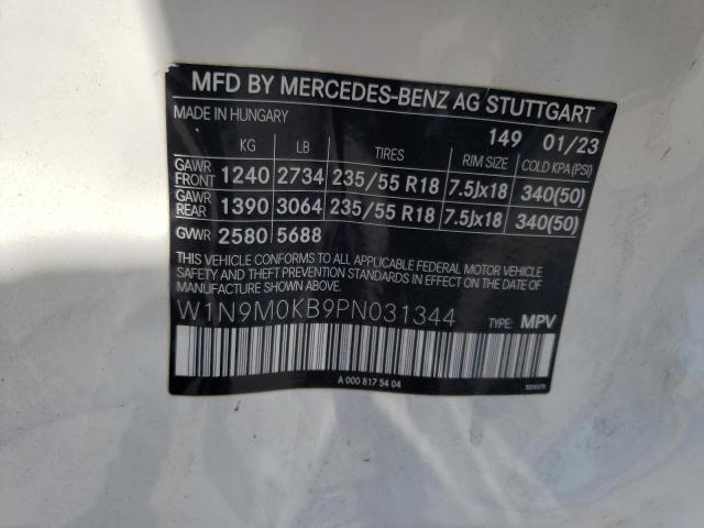 2023 MERCEDES-BENZ EQB 300 4M W1N9M0KB9PN031344