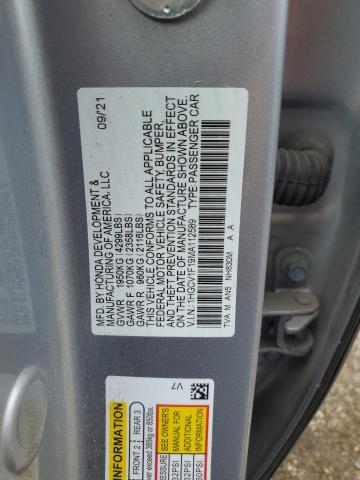 1HGCV1F19MA112589 HONDA ACCORD 2021