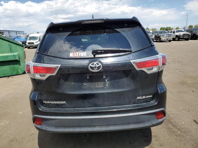 VIN 5TDJKRFH8ES055705 2014 Toyota Highlander, Xle no.6