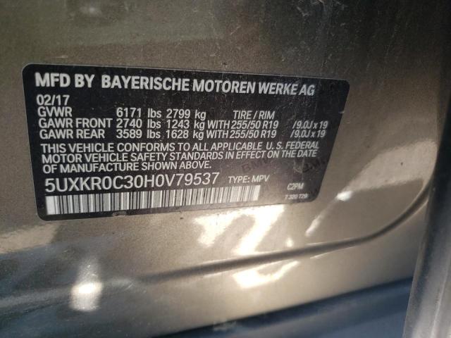 5UXKR0C30H0V79537 2017 BMW X5, photo no. 12