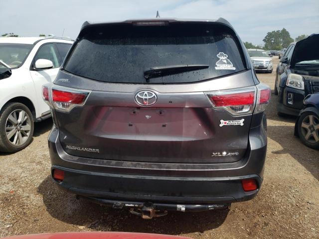 VIN 5TDJKRFH3ES052212 2014 Toyota Highlander, Xle no.6