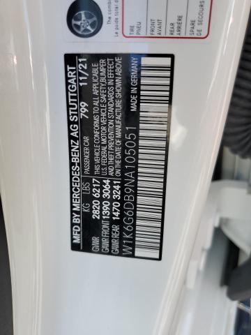 2022 MERCEDES-BENZ S 500 4MAT - W1K6G6DB9NA105051