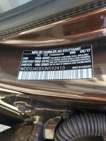 WDDSJ4EBXJN592413 Mercedes-Benz CLA 250