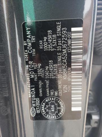 2021 HYUNDAI KONA ULTIM - KM8K5CA52MU672593