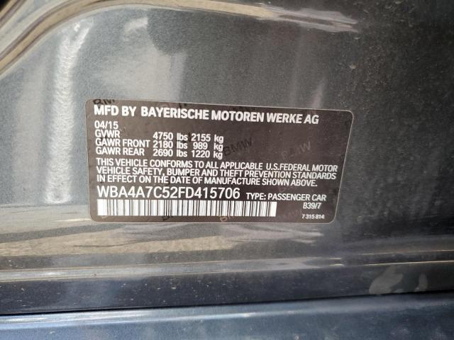 2015 BMW 428 XI GRA - WBA4A7C52FD415706