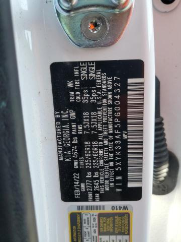 5XYK33AF5PG004327 KIA Sportage Ex