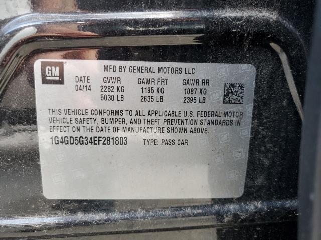 1G4GD5G34EF281803 Buick Lacrosse Premium