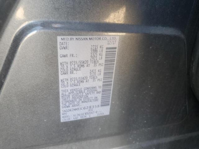 5N1DR2MM9JC628358 Nissan Pathfinder S