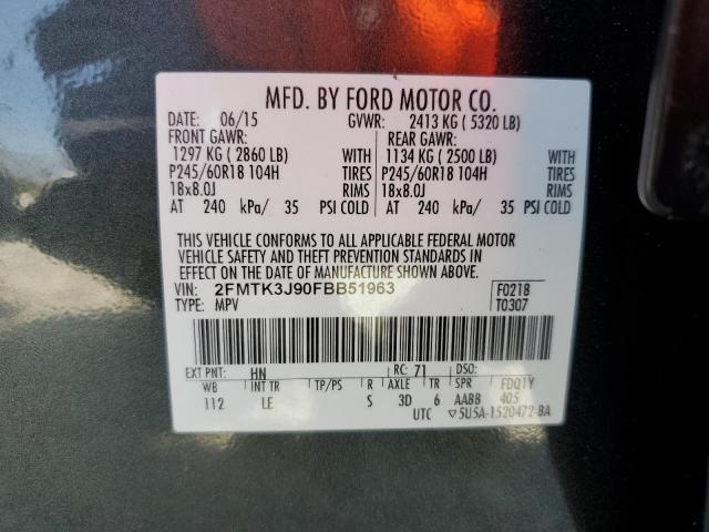 2FMTK3J90FBB51963 Ford EDGE SEL
