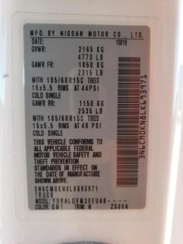 3N6CM0KN8LK693971 Nissan NV200 2.5S