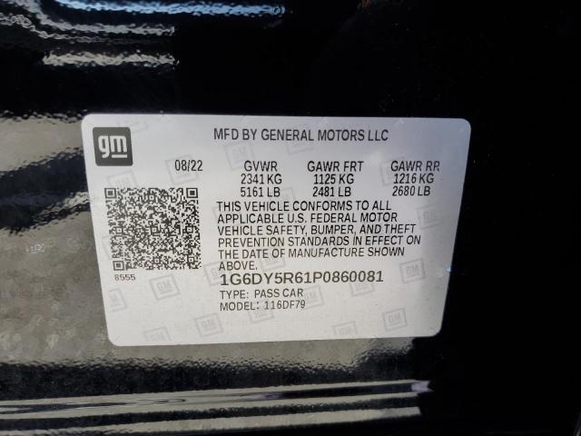 1G6DY5R61P0860081 Cadillac CT5-V Blac  12