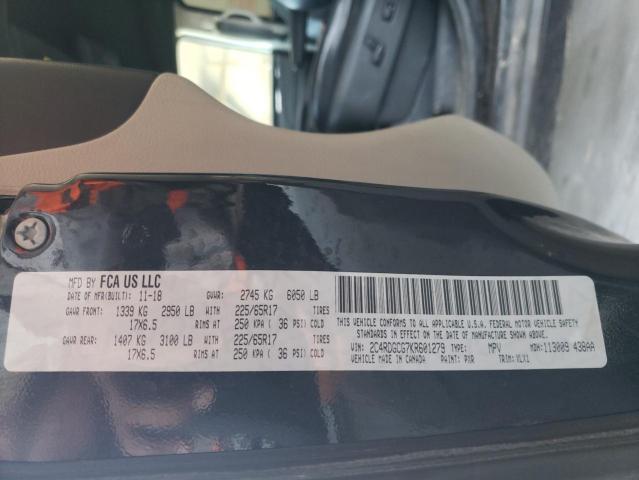 2C4RDGCG7KR601279 Dodge Grand Caravan Sxt