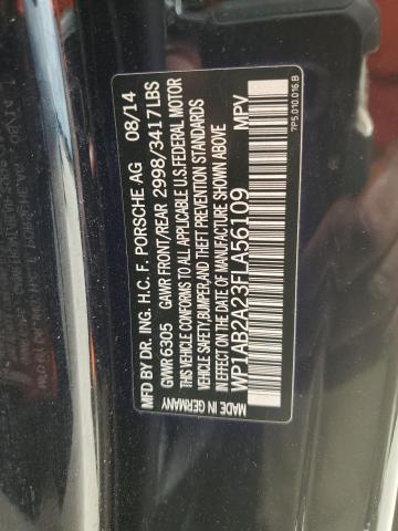 2015 PORSCHE CAYENNE S - WP1AB2A23FLA56109