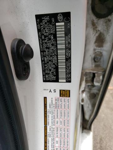 JTDKBRFU6G3012311 Toyota PRIUS