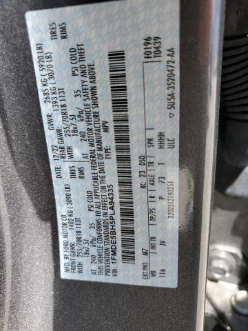1FMDE5BH5PLA94335 Ford Bronco Base