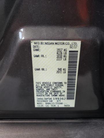 1N4AL3AP5HC199362 Nissan ALTIMA 2.5