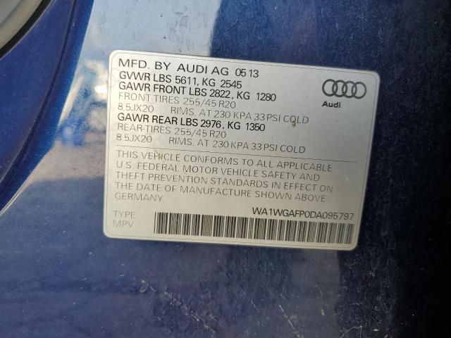 VIN WA1WGAFP0DA095797 2013 Audi Q5, Prestige no.13