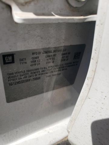 1G1ZH5SX9HF170608 Chevrolet Malibu Premier