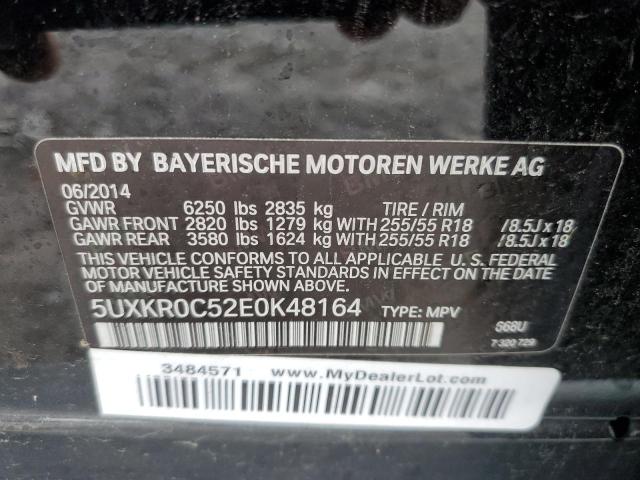 5UXKR0C52E0K48164 2014 BMW X5, photo no. 12