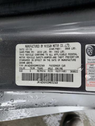 JN1AZ4EH2GM932349 Nissan 370Z BASE