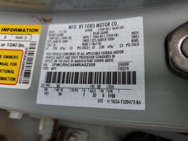 3FMCR9C68MRA02300 Ford Bronco Sport Outer Banks