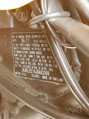 2018 KAWASAKI KL650 E - JKAKLEE18JDA93369