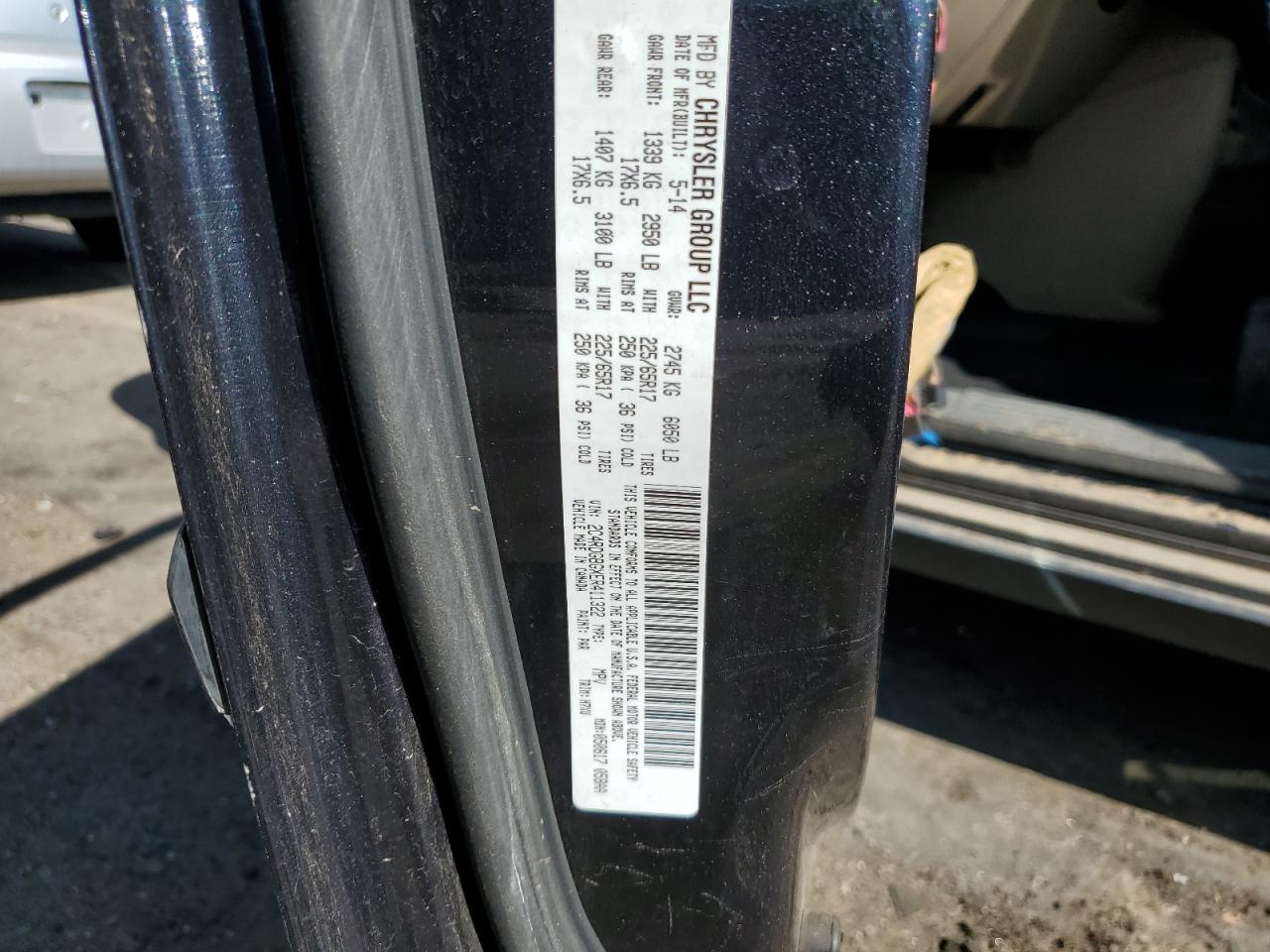 2C4RDGBGXER411322 2015 Dodge Grand Caravan Se 2C4RDGBGXER411322 2015 Dodge Grand Caravan Se