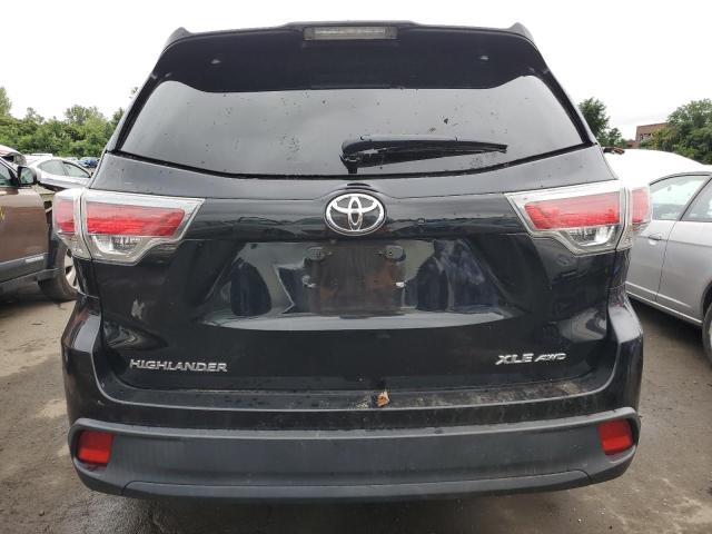 VIN 5TDJKRFH1ES067369 2014 Toyota Highlander, Xle no.6