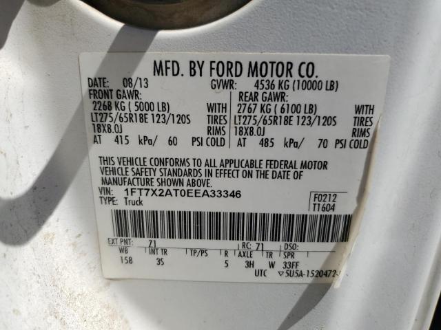 1FT7X2AT0EEA33346 Ford F250 Super Duty