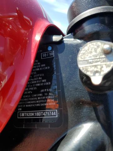 2011 TRIUMPH MOTORCYCLE THRUXTON 9 - SMT920K18BT471744