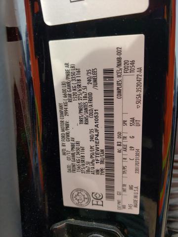 1FTEW1EP4JFA10531 Ford F150 Supercrew