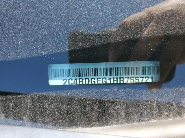 2C4RDGEG1HR755721 Dodge Grand Caravan Gt