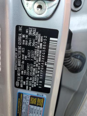 5XYPG4A3XKG586052 KIA SORENTO L