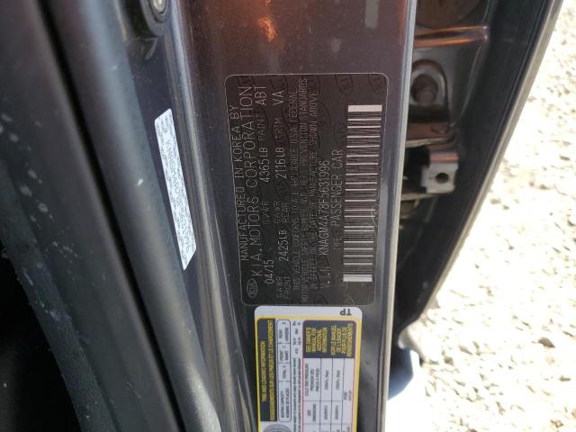 KNAGM4A78F5631996 KIA Optima Lx