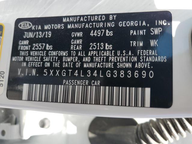 5XXGT4L34LG383690 KIA Optima Lx