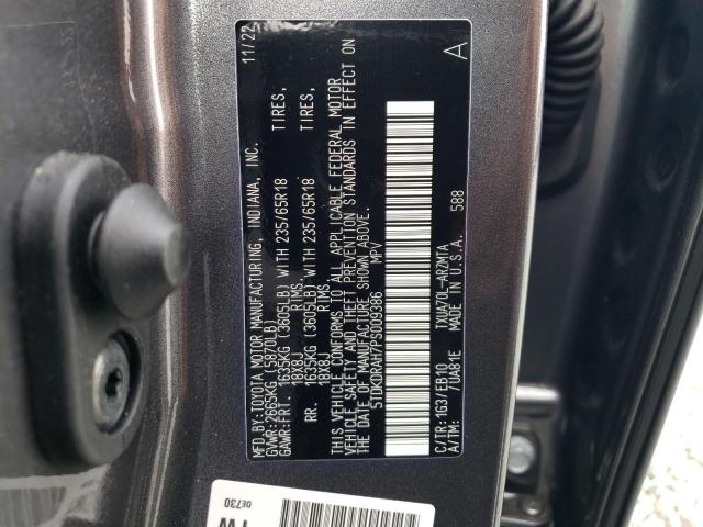 VIN 5TDKDRAH7PS009386 2023 Toyota Highlander, L no.13