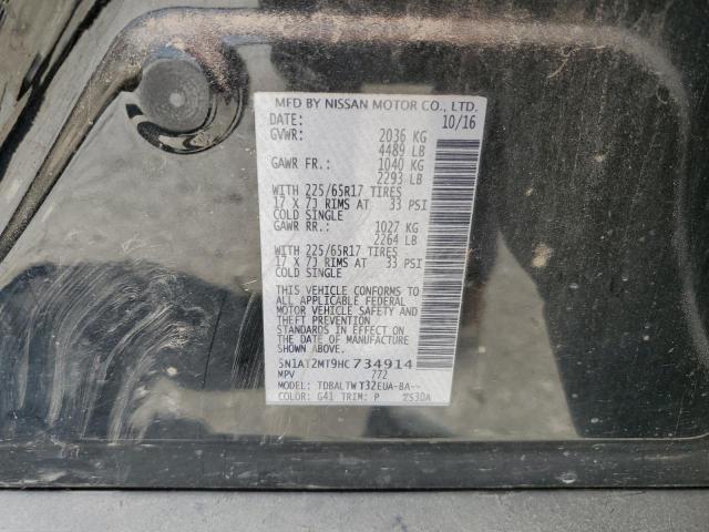 5N1AT2MT9HC734914 Nissan ROGUE S