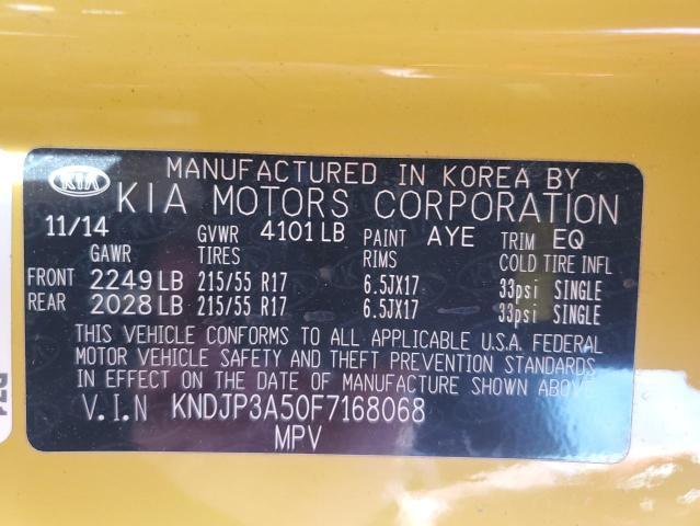KNDJP3A50F7168068 KIA SOUL +