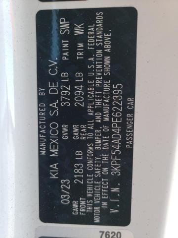 3KPF54AD4PE622395 KIA Forte Gt Line