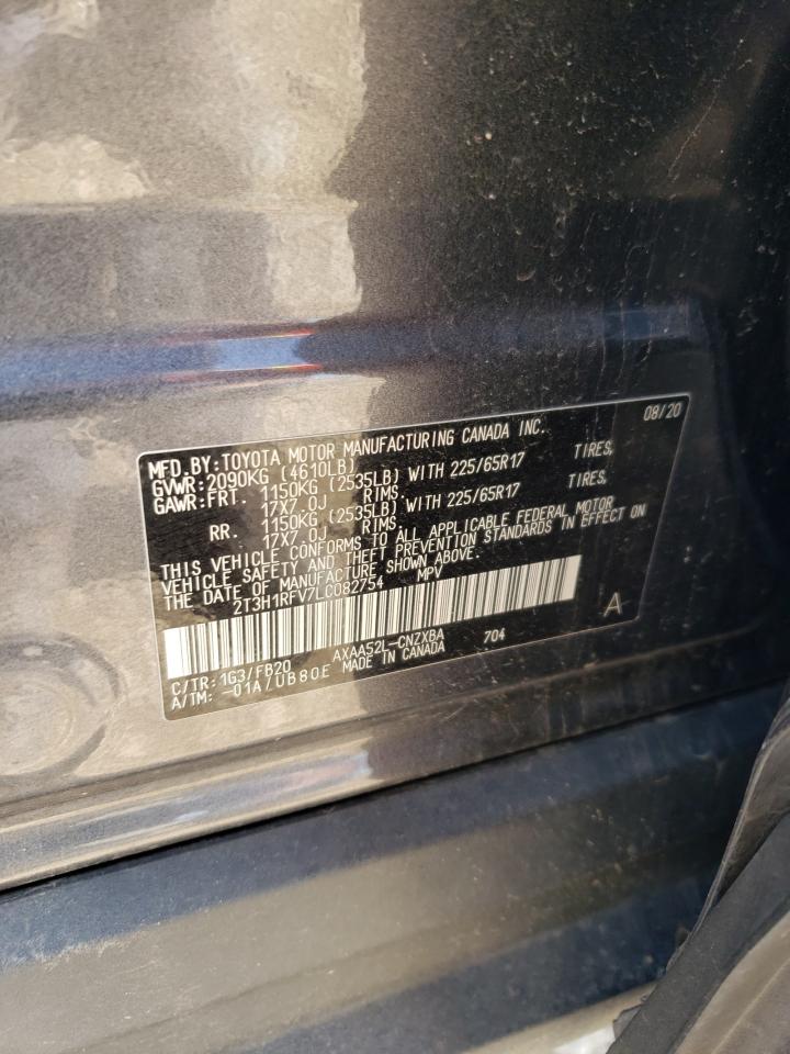 2T3H1RFV7LC082754 TOYOTA RAV4 2020