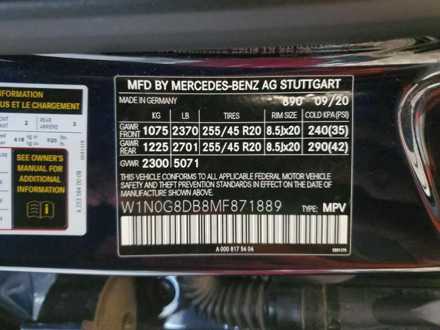 W1N0G8DB8MF871889 Mercedes-Benz GLC 300